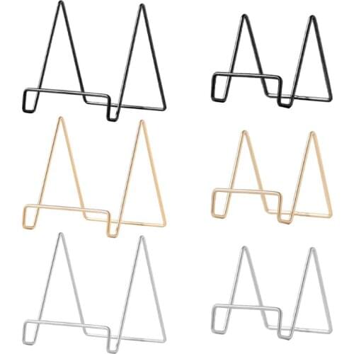 Geometric Desktop Placement Stand Mobile Phone Book Newspaper Collection Storage Rack Magazine Display