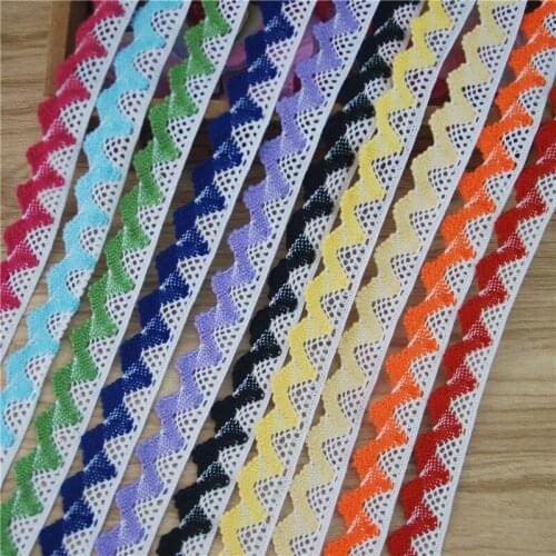 20mm Cotton Lace Trim Multi Color Fabric Sewing Accessories Cloth Wedding Dress Decoration Ribbon Craft Supplies 200yards LC031