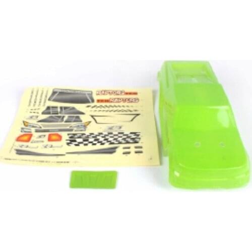 Zd racing 16423-v2 tx-car shell 1/16 green silver original pvc car shell 6280 6281