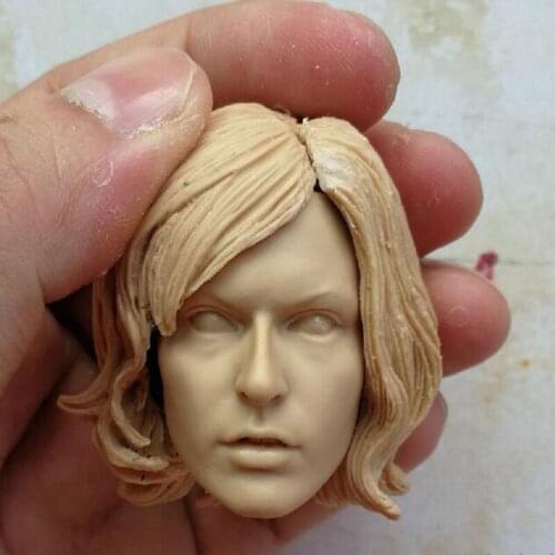 Blank Hot 1/6 Scale Alice Hair Detachable Head Sculpt Unpainted Fit 12" Figure