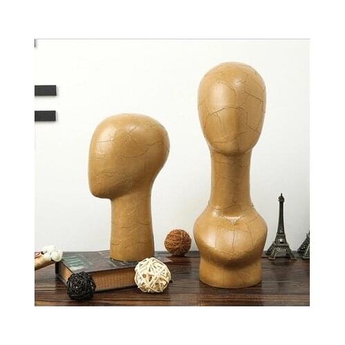 Best Quality Fashion Style Golden Head Mannequin Head Manikin Made In China Hot Sale