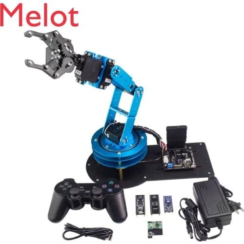 Mechanical Arm Learm/STM/51 Single Chip Microcomputer Open Source Hardware Programmable DIY Maker Robot Kit