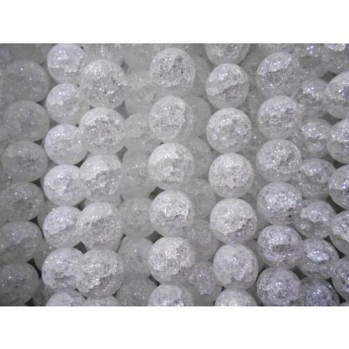 Morganite Ametrine Amethyst Natural White Snow Cracked Crystal Stone Beads 15" Strand 4 6 8 10 12 14MM Pick Size