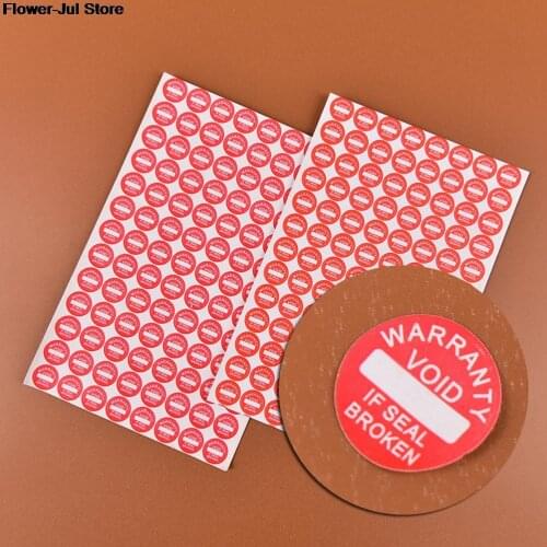 2sheets(208 Pcs) Strong Adhesive Warranty Sticker Fragile Seal Label Universal Guaranteed Sticker If Damaged warranty Void Label