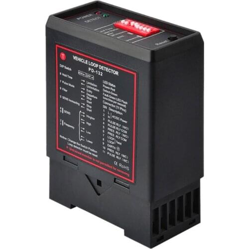 PD132 Single Channel Inductive Vehicle Loop Detector for Car Parking Lot Vehicle Loop Detector