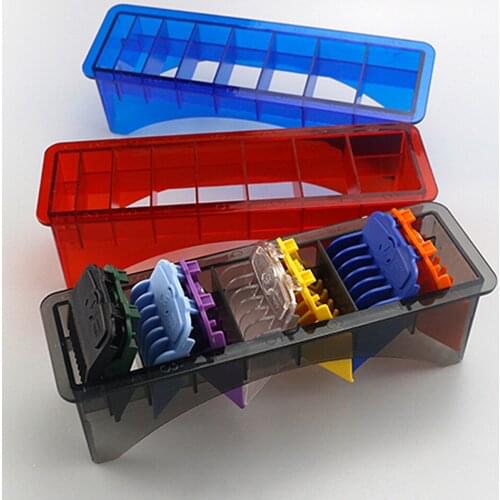 Barbershop Electric Clipper Universal Guide Combs Caliper Box Storage Box Accessories Hairdressing Tools Limit Comb Storage Box