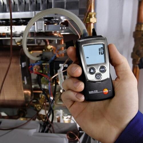 Testo510 Differential Pressure Measuring Instrument 0-100 HPa Digital Manometer Differential Air Pressure Gauge Measuring Tools