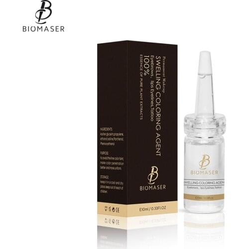 Biomaser Professional Tattoo Aftercare Swelling Coloring Agent Permanent Makeup Eyebrow Lips Repair Coloring Agent Tattoo Supply