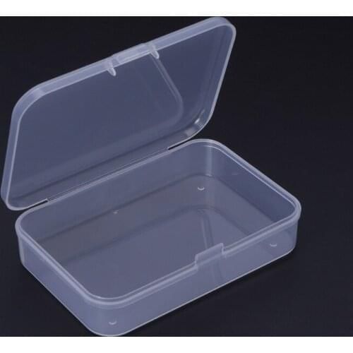 Fishing Box Plastic Transparent Clear Bait Lure Hook Tackle Jig Storage Portable
