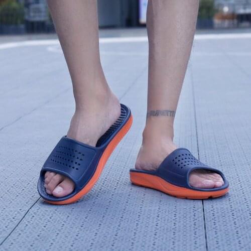 FIXSYS Summer Couple Slippers Fashion Indoor Outdoor Mens Slippers Lightweight Casual Shoes Hollow Water Shoes for Man and Woman