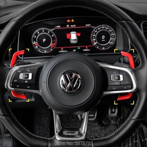 For Volkswagen Golf 7 / 7.5r/gti/rline special steering wheel shift paddle modification and extension decoration car accessories