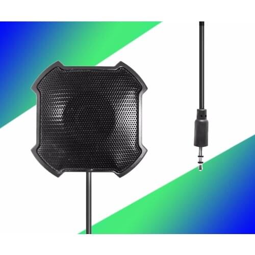 Stereo Omnidirectional Condenser Microphone Mic 3.5mm Connector for Meeting Business Conference Desktop Computer