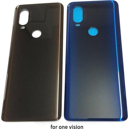 For Motorola Moto One Vision Back Battery Cover Housing Rear Back Cover Housing Case Repair Parts