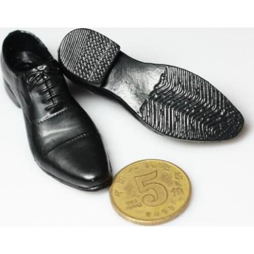 1/6 Scale Male Black/Brown In-line Leather Shoes Model Fit For 12" Action Figure Body Accessories In Stock
