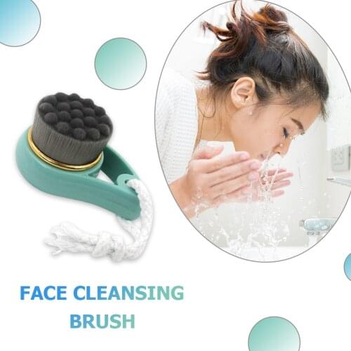 1Pcs Face Washing Massage Brush Facial Cleansing Brush Practical Soft Short Blackhead Washing Brush Skin Care