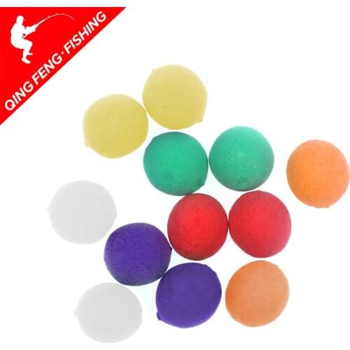 20pcs Carp Fishing Boilies Coarse Fishing Hair Rig PVA Pop UPs Floating Fishing Balls Flavoured Grass Carp Bait for Carp Angling
