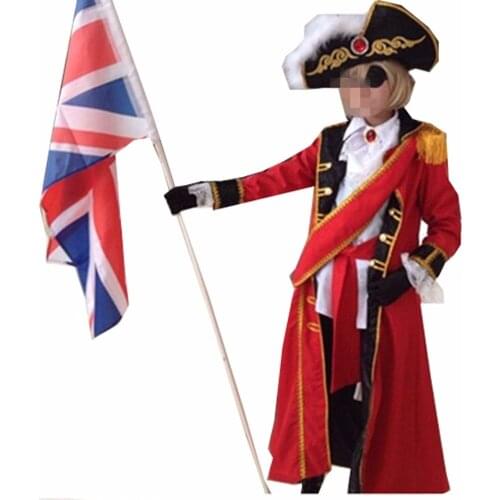 2018 England Britain the Axis Powers Hetalia Arthur Kirkland cosplay costume Pirate Gorgeous clothing