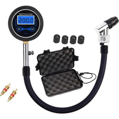 3-200PSI Digital Tire Tester Repair Tools LCD Display for Car Vehicle Motorcycle Auto Tire Pressure Gauge