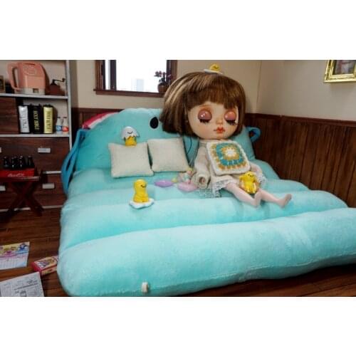 Free Shipping Mini Dollhouse Furniture Mattress Doll bed Accessories For blythe licca doll accessories for barbie Doll