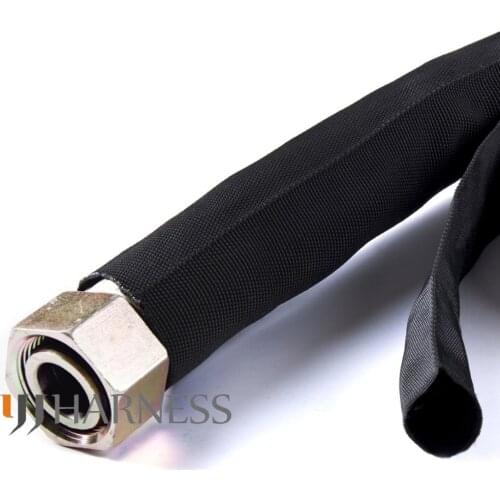 1 meter Wear-resistant flame retardant nylon Protective Sleeve Sheath Cable Cover Welding Tig Torch Hydraulic Hose