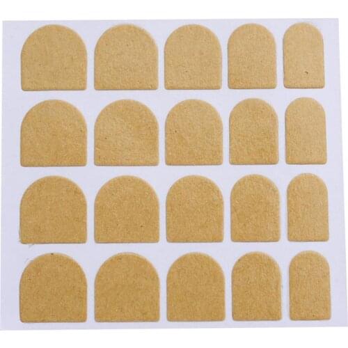 20Pcs/Sheet Finger Sticky Sticker Convenient Minimalistic High Viscosity False Nail Tool Double-sided Tape for Girls