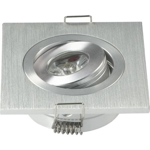 Square 3W High power led reessed ceiling down light lamps mini led spotlight for living room cabinet bedroom