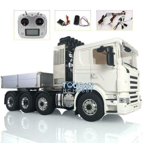 Hercul Sca Cabin LESU RC 1/14 Metal 8*8 Chassis Servo Car Hopper Radio ESC THZH0625-SMT4