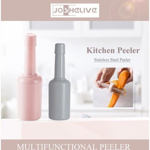 Vegetable & Fruit Peeling Machine Stainless Steel Multi-purpose Scraper Kitchen Multi-function With Container Manual Peeling