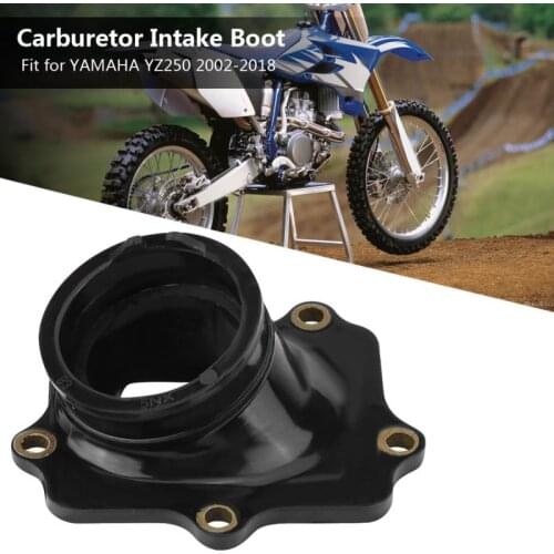 Motorcycle Carburetor Intake Boot Carb Carburetor Intake Manifold Adapter Boot for YAMAHA YZ250 2002 2003 -2018 5NX-13565-00-00