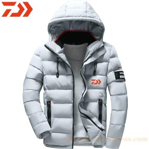 Dawa 2021 New Men Winter Jacket Coat Hooded Warm Windproof Outdoor Parkas Thick Fishing Jacket Casual Outwear Male Overcoat
