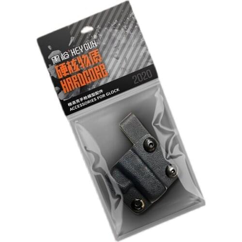 NEW 1/4 Glk handgun model pendant plastic detachable key chain matching holster for creative collection For G45 G19X Mod