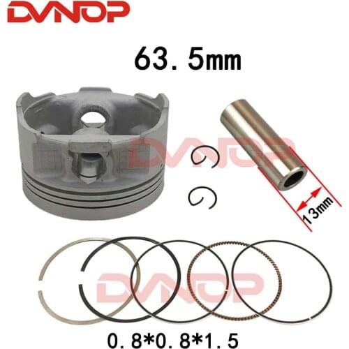 Motorcycle Piston ring Big Bore 63.5mm for CBF125 CB125F XR125L GLR125 CG 125 CARGO GLH125 GR125 CGR125