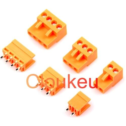 HT3.96 Straight Bend Plug Socket Connecting terminal Orange Connector 3.96mm 2P 3P 4P 5P 6P 7P 8P 9P 10P 12P