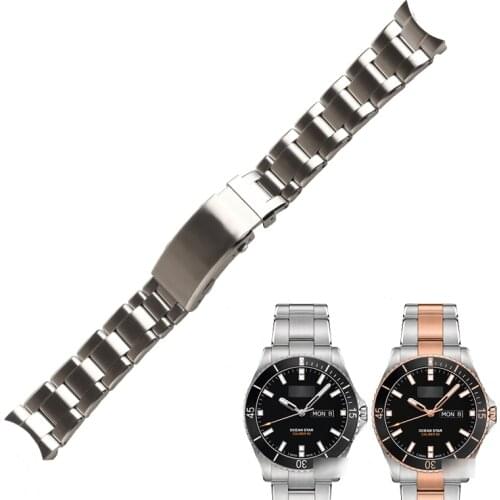 WENTULA watchbands for MIDO M026.430 stainless steel solid band woman M026.430a