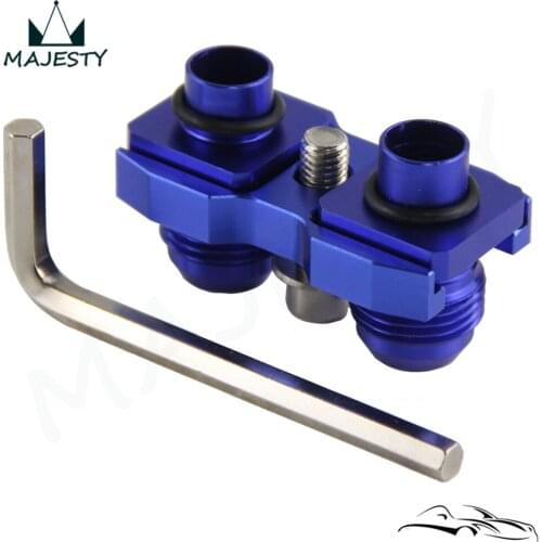 Blue/Black AN-10 Oil Cooler Adapter Fits For BMW E36 E46 M3