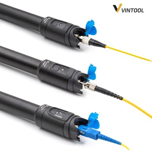 Visual Fault Locator Fiber Optic Cable Tester 20mW Red Laser Light Pen Type SC/FC/ST