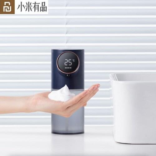 Youpin Automatic Soap Dispenser USB Rechargeable Liquid Soap Dispensers Digital Display 320ml Foam Hand Sanitizer Machine New