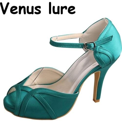 Customized Shoes High Heeled Women Summer Sandals Olive Green Ankle wrap