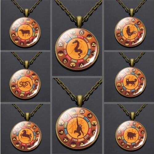 12 Zodiac Signs Rope Chain Necklace Libra Scorpio Sagittarius Capricorn Aquarius Pisces Necklace Infinity Symbol Pendant