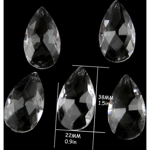 30pcs 38MM CHANDELIER DROP PENDANT CRYSTAL CHANDELIER PARTS FREE SHIPPING