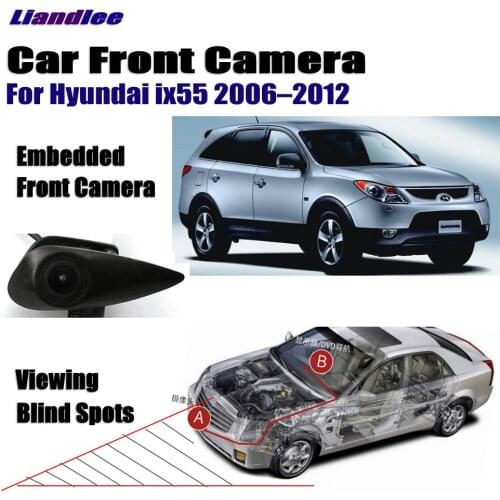 Car Front View Camera For Hyundai IX55 2006-2012 2010 Not Rear View Backup Parking Camera HD CCD Night Vision