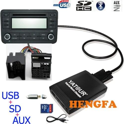 Yatour Car Digital CD Music Changer USB MP3 AUX adapter For Ford (Europe 2003-2010) quadlock 6000CD 6006CD 5000C yt-m06