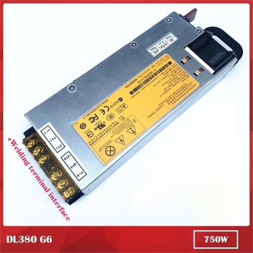 Power Supply for HP DL380 G6 506821-001 506822-001 511778-001 Model:HSTNS-PL18 12V 60A 750W PS:Welding Terminal Interface