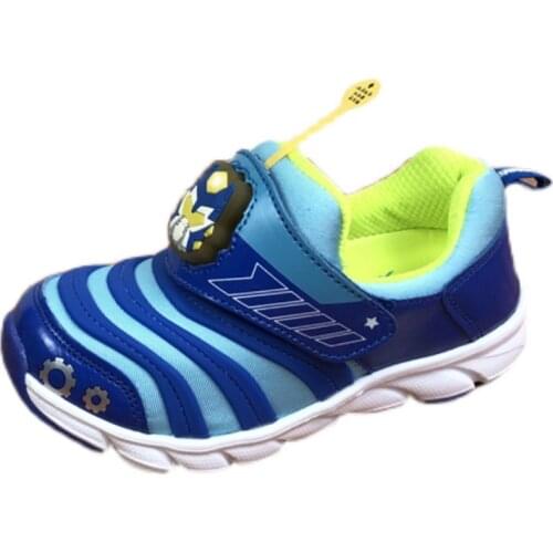 Clearance and dump goods with tears! Boys Caterpillar Sports Shoes Lightweight Soft Sole Children Flashi