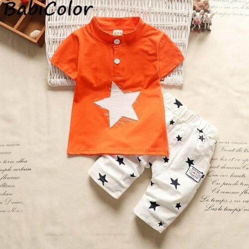 Boys Summer Clothes Set Infant Girls Tops+shorts Suit Kids Short Sleeve T-shirt Outfit For Boys Trucksuit