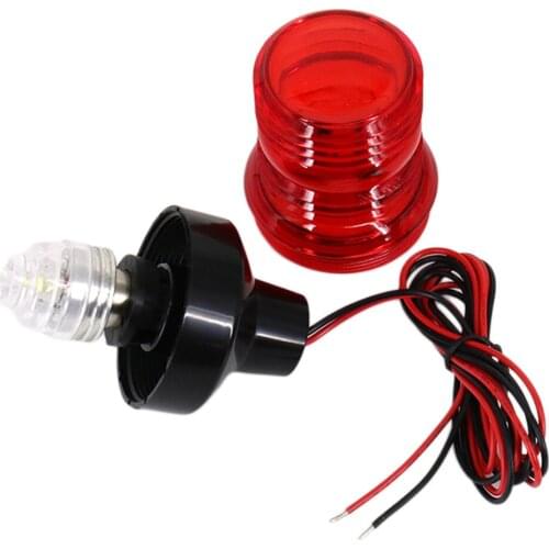 Boat Yacht Skiff LED Navigation 12V/24V Red 360 All Round Sailing Bow Light
