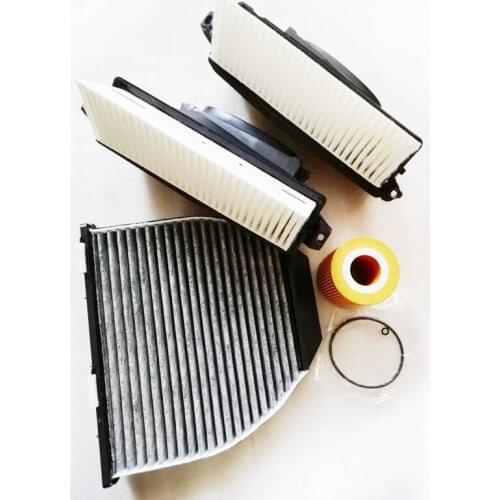 Oil Filter Activated Carbon 2 x Air C CLASS W204 S204 c300cdi c350cdi