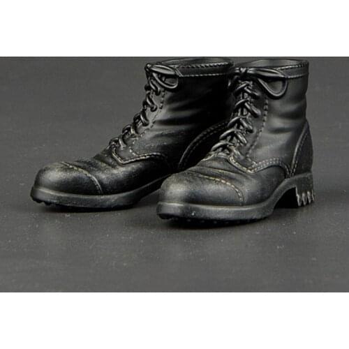 1/6 Scale Combat Boots WWII German Army Male Shoes Model Toys for 12 Inch Action Figure Body Doll Toys Ornaments Accessories