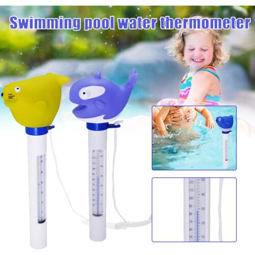 Cute Cartoon Floating Pool Thermometer Multifunctional Measure Tool Suitable for Outdoor Indoor Pools JDH88