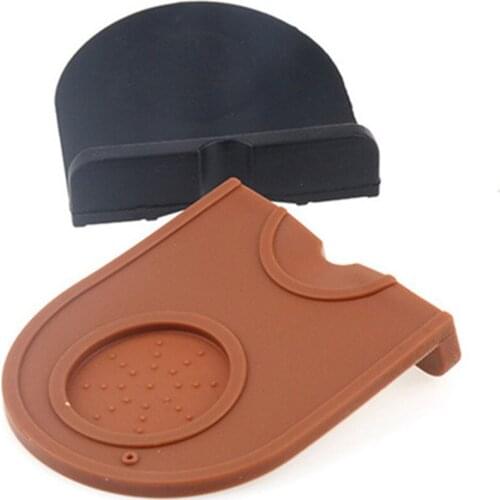Coffee Anti-skid Mat Espresso Latte Art Tamping Holder Pad Coffeeware Tampers Coffee Grind Soft Silicone Mat single/Double Mat